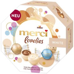 Merci lovelies White Bonboniera 185 g
