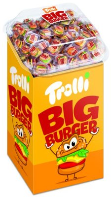 Trolli Big Burger display 180 ks