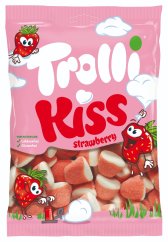 Trolli Strawberry kiss Jahodové pusinky 200 g