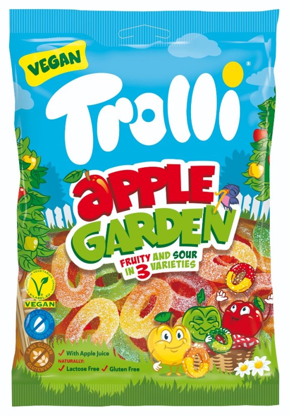 Trolli Apple garden Jablíčka 175 g VEGAN