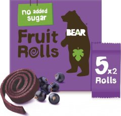 BEAR Fruit Rolls Černý Rybíz 5 x 20 g