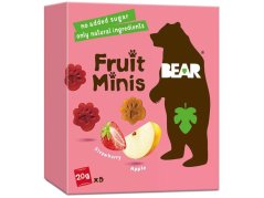 BEAR Fruit Minis Jahoda Jablko 5x20 g