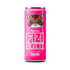 Fizi Drink limonáda s příchutí malina 250 ml