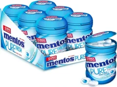 Mentos Pure Fresh Mint Žvýkačka bez cukru 60 g