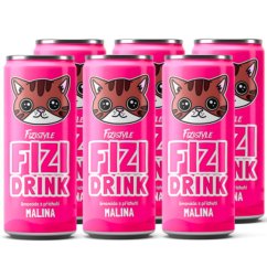 Fizi Drink limonáda s příchutí malina 250 ml