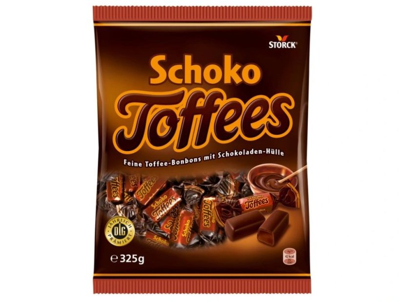 Storck Schoko Toffees čokoládové karamely 325 g