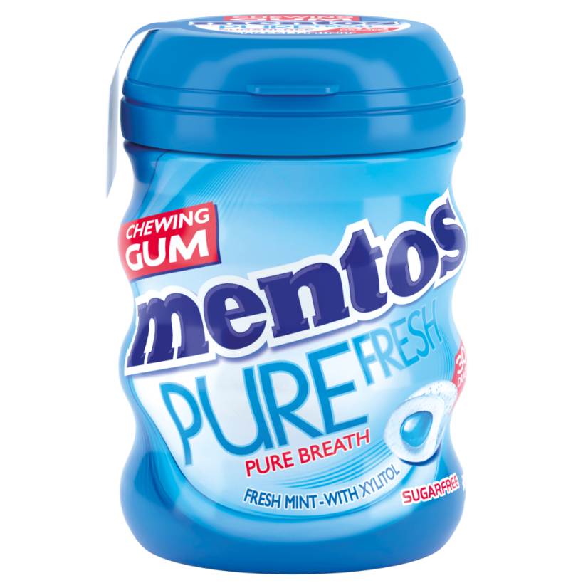 Mentos Pure Fresh Mint Žvýkačka bez cukru 60 g