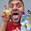 TARY Ufo s tetovačkou na jazyk a samolepkou 22g