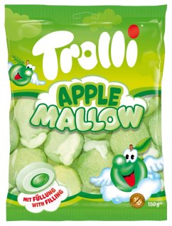 Trolli Apple Mallow Jablečné marshmallow 150 g