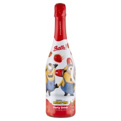 Bello! Minions Party Drink Dětské šampaňské s příchutí jahoda 0,75l