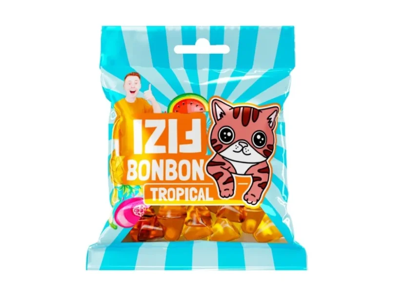 Fizi želé  bonbóny Tropical 80 g