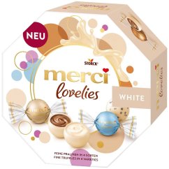 Merci lovelies White Bonboniera 185 g