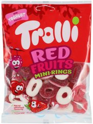 Trolli Red fruit Lesní ovoce kroužky 200 g