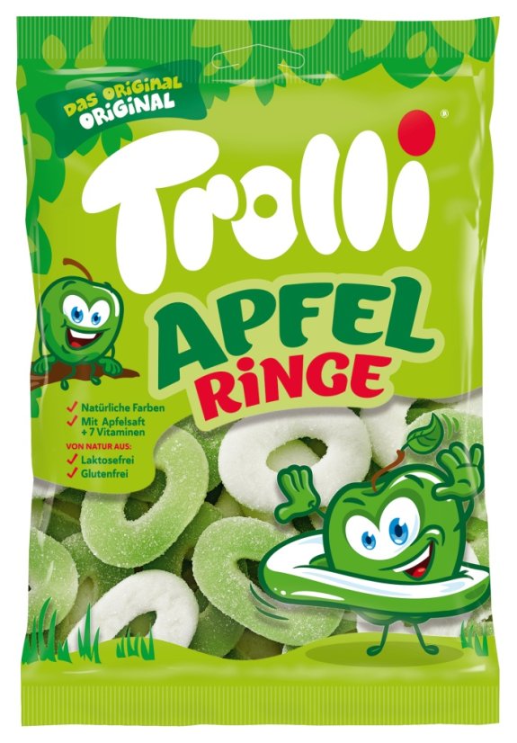 Trolli Apfelringe Jablečné kroužky 200 g