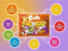 Trolli Scary Heads 150 g