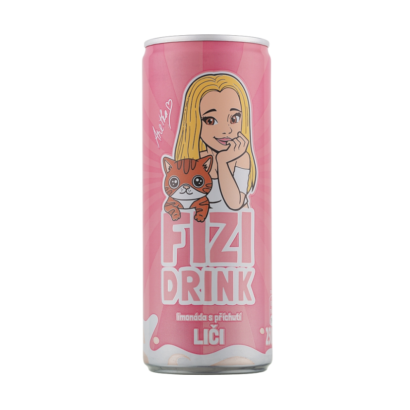 Fizi Drink limonáda s příchutí Liči 250 ml