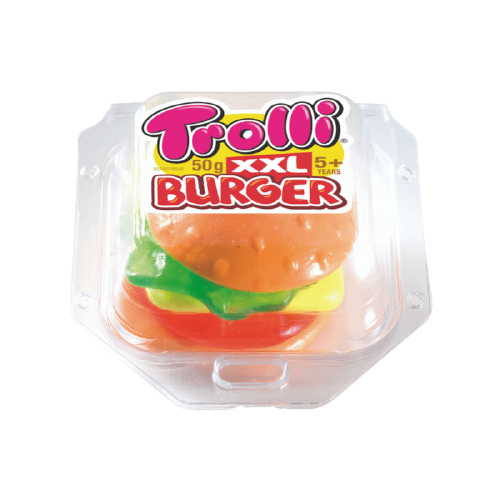 Trolli Big Burger 50 g v dóze 20 ks