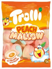 Trolli Peach Mallow Broskvové marshmallow 150 g